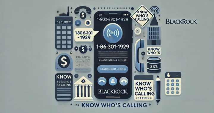 What You Need to Know About 1-806-301-1929 BlackRock: Important Details and Caution